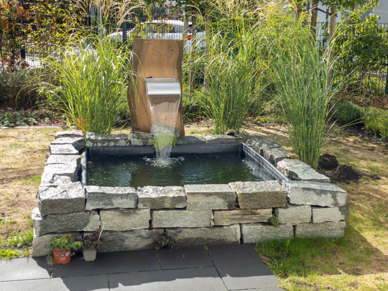 Garden Fountain Installation in Honolulu, HI