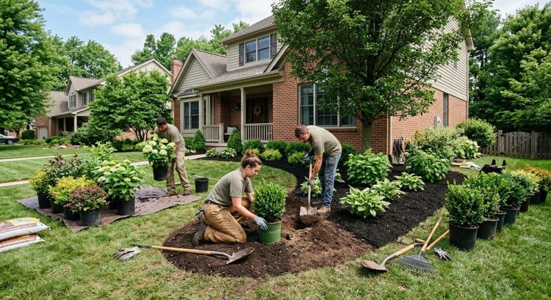 Garden Mulch Installation in Honolulu, HI
