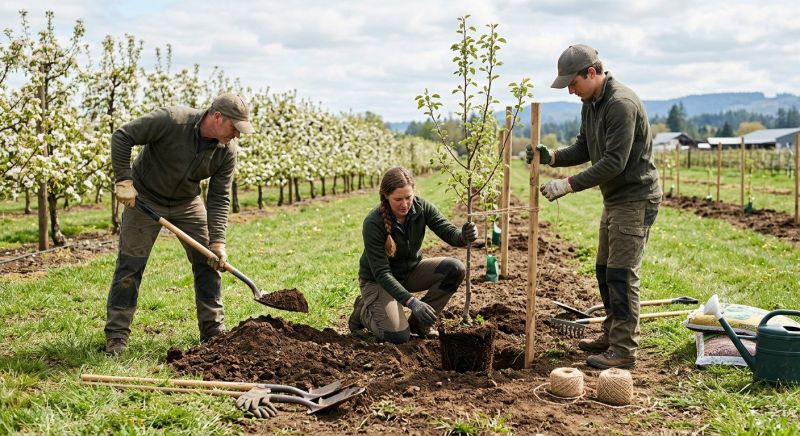 Pear Tree Planting in Ventura County, CA