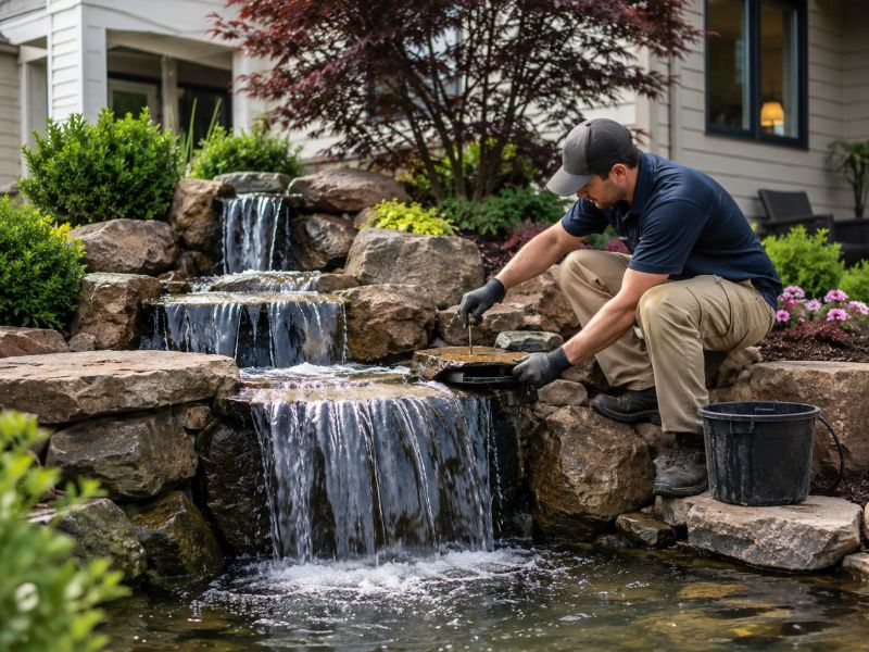 Rock Waterfall Installation in Honolulu, HI